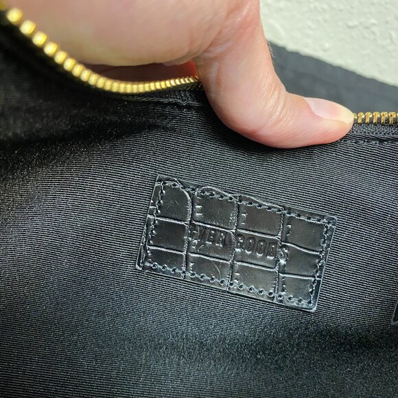 🖤Gorgeous Like NEW Hyer Goods Luxe Mini Shoulder Bag - Black Croco - Picture 5 of 5